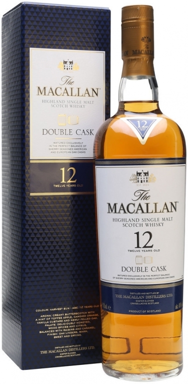 Виски "Macallan" Double Cask 12 Years Old, gift box, 0.7 л4076