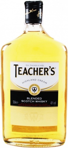 Виски "Teacher's" Highland Cream, 0.5 л