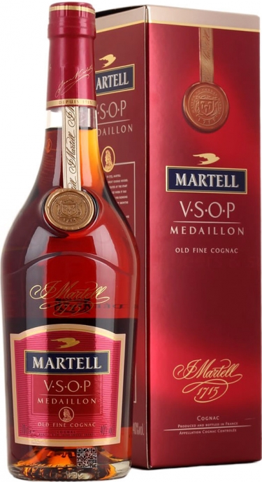 Коньяк "Martell" Medaillon VSOP, with box, 0.7 л4217