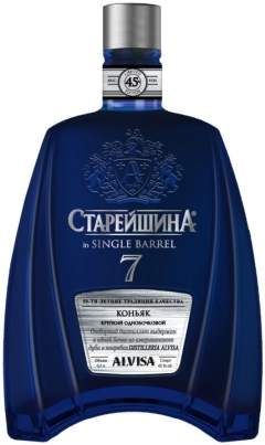 Коньяк "Старейшина" Сингл Баррель, 0.5 л