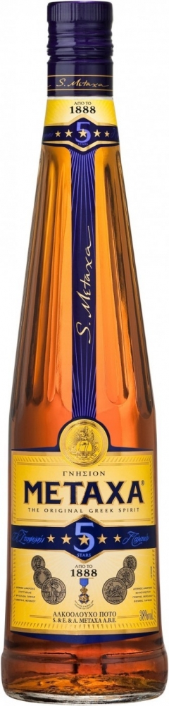 Бренди "Metaxa" 5*, 0.5 л