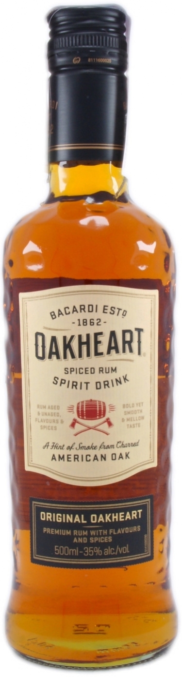 Ром Bacardi "OakHeart", 0.5 л4316