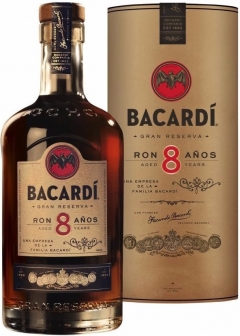 Ром "Bacardi" Gran Reserva 8 Anos, gift box, 0.7 л