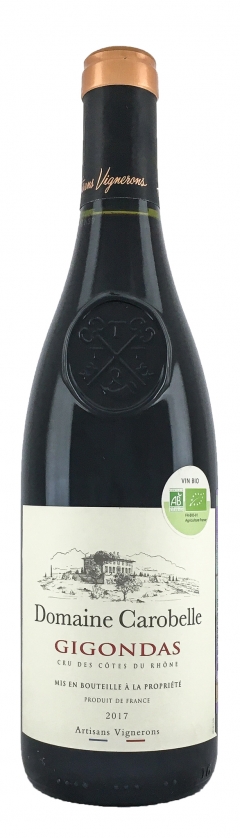 Вино "Domaine Carobelle", Gigondas Cru des Côtes-du-Rhône AOP, 2017, 0.75 л