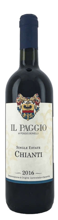 Вино "Il Paggio" di Poggio Bonelli, Chianti, Toscana DOCG 0.75 л