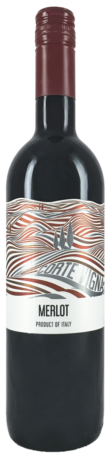 Вино "Corte Vigna" Vino Rosso Merlot, 0.75 л4425