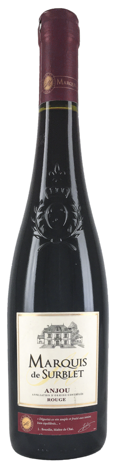 Вино "Marquis de Surblet" Anjou Rouge, AOC, 2015, 0.75 л4435