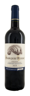 Вино "Marquis Russac" Rouge, IGP Pays d’Oc Cabernet Sauvignon  0.75 л4438