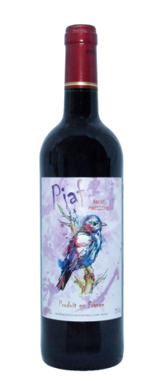 Вино "Piaf" vin rouge moelleux, 0.75 л