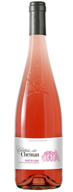 Вино "Château de Cheman" Rosé de Loire, AOC, 2016, 0.75 л4452