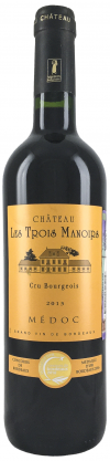 Вино "Château Les Trois Manoirs", Medoc Cru Bourgeois, AOC 0.75 л4453