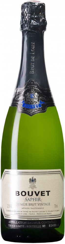 Игристое вино Bouvet Ladubay, "Saphir" Brut Vintage, Saumur AOC, 0.75 л4514