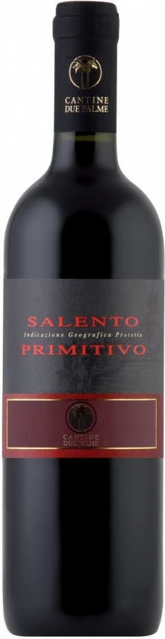 Вино Due Palme, Primitivo IGT, 2013, 0.75 л