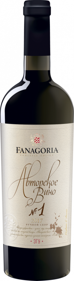 Вино Fanagoria, "Avtorskoe Vino" №1, 750 мл