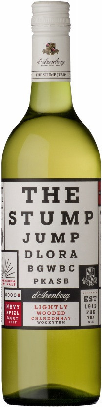 Вино d'Arenberg, "The Stump Jump" Lightly Wooded Chardonnay, 0.75 л4617