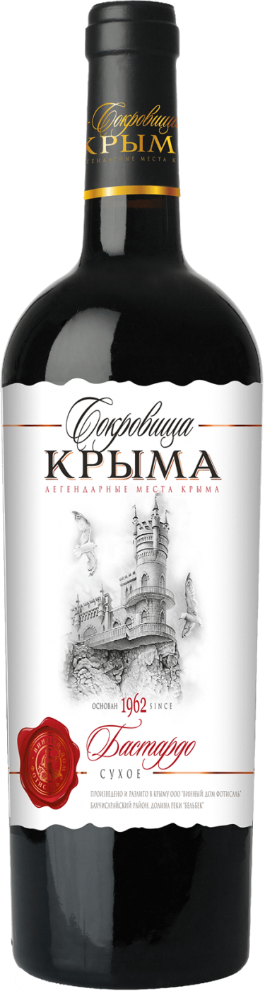 Вино "Сокровища Крыма" Бастардо, 0.75 л4625