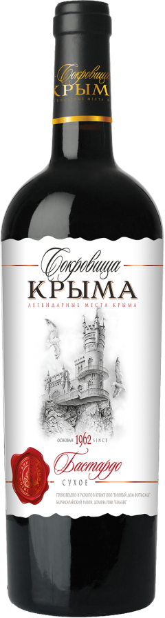 Вино "Сокровища Крыма" Бастардо, 0.75 л