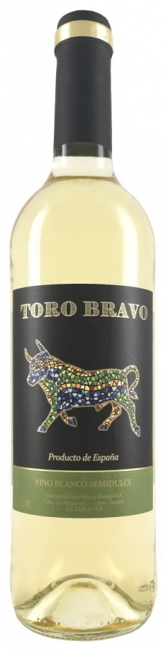 Вино "Toro Bravo" Bianco semidulce, 0.75 л