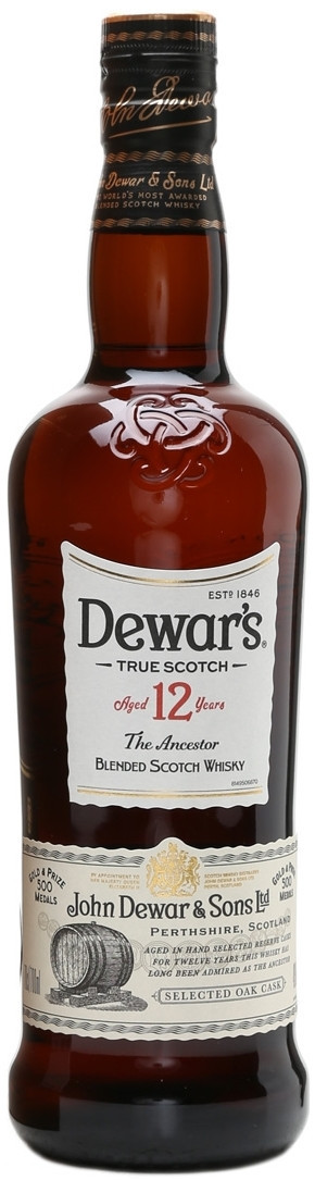 Виски "Dewar's" 12 years old, 0.5 л4679