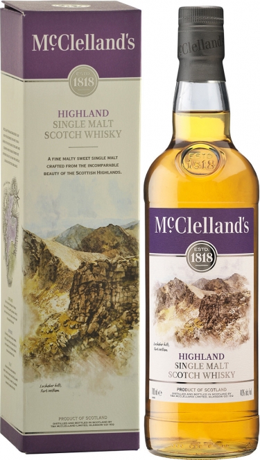 Виски "McClelland's" Highland, gift box, 0.7 л4685