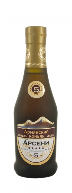 Коньяк "Арсени" 5 old, 0.25л