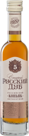 Коньяк "Старый Русский Дуб" 5-летний, 0.1 л4789