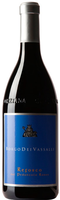 Вино "Borgo dei Vassalli" Refosco dal Peduncolo Rosso, D.O.C. 0,75л.