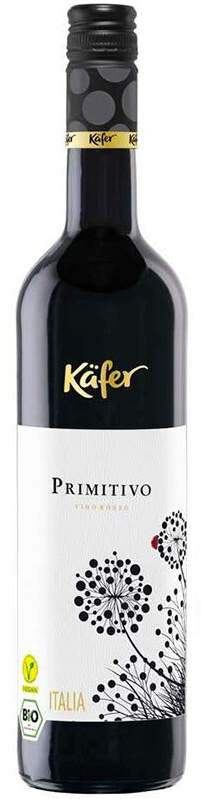 Вино "Kafer" Primitivo BIO, IGP, 0.75л