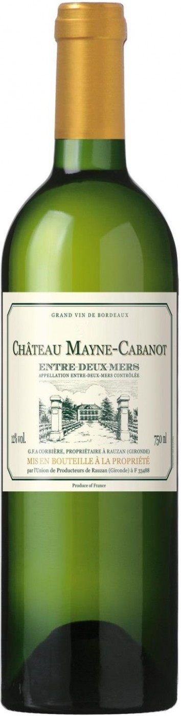 Вино "Chateau Mayne-Cabanot" Blanc, Entre-Deux-Mers AOC, 0.75 л4886