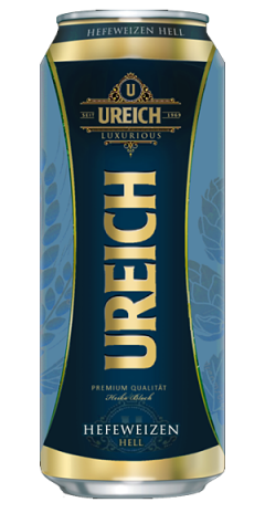 Пиво "Ureich" Hefeweizen Hell, 0.5 л