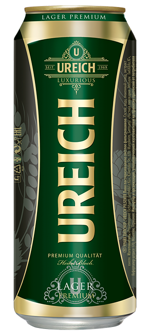 Пиво "Ureich" Lager Premium, 0.5 л4895