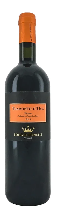 Вино Трамонто д'Ока Тоскана красное сухое выдерж. з.г.у кат. IGT рег.Тоскана 0,75л Италия