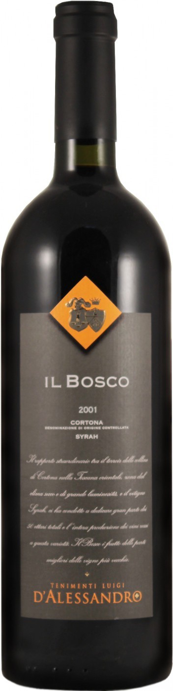 Вино Иль Боско геогр. наим. 2004 крас. сух. 0,75 л 14,5% Италия4943