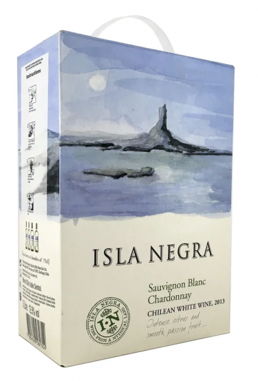 Вино Исла Негра Совиньон Блан-Шардонне столовое 2013 бел. п/сух. 3л 12,5% Чили4977