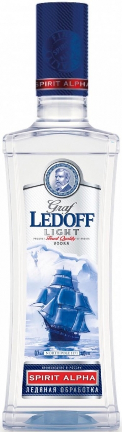 Водка ГРАФ ЛЕДОФФ ЛАЙТ (GRAF LEDOFF LIGHT) 0,5л