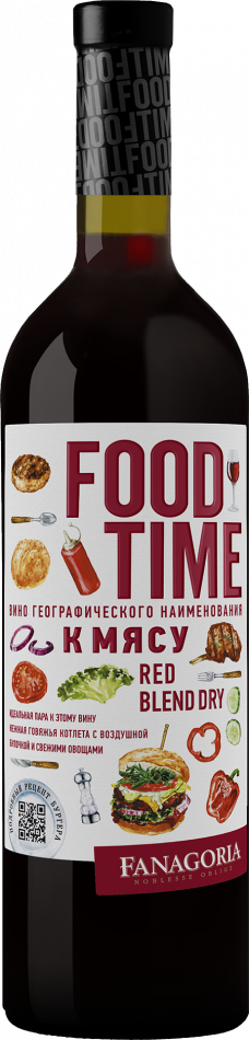 "FOOD TIME" Вино  Номерной резерв географ.наимен.сух. кран.0,755132