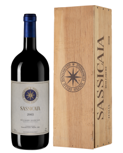 Вино Sassicaia, Tenuta San Guido, 2003&nbsp;г., 1.5&nbsp;л.