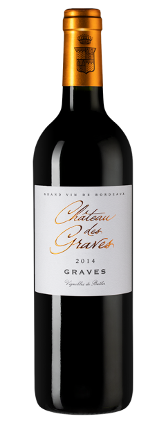 Вино Chateau des Graves Rouge, Vignobles Butler, 2014&nbsp;г.