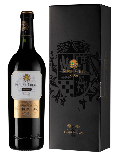 Вино Baron de Chirel Reserva в подарочной упаковке, Marques de Riscal, 2014&nbsp;г.781