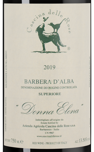 Барбера д'Альба Супериоре Донна Элена, Кащина делле Розе18469