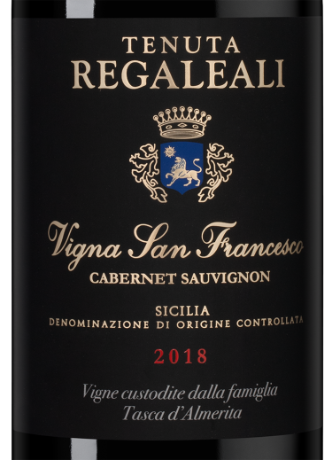 Тенута Регалеали Каберне Совиньон Винья Сан Франческо, Таска д'Альмерита18687